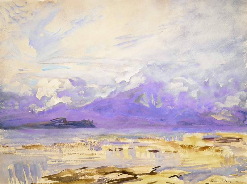 Sirmione (1913) by John Singer Sargent. Original from The MET Museum. Digitally enhanced by rawpixel.