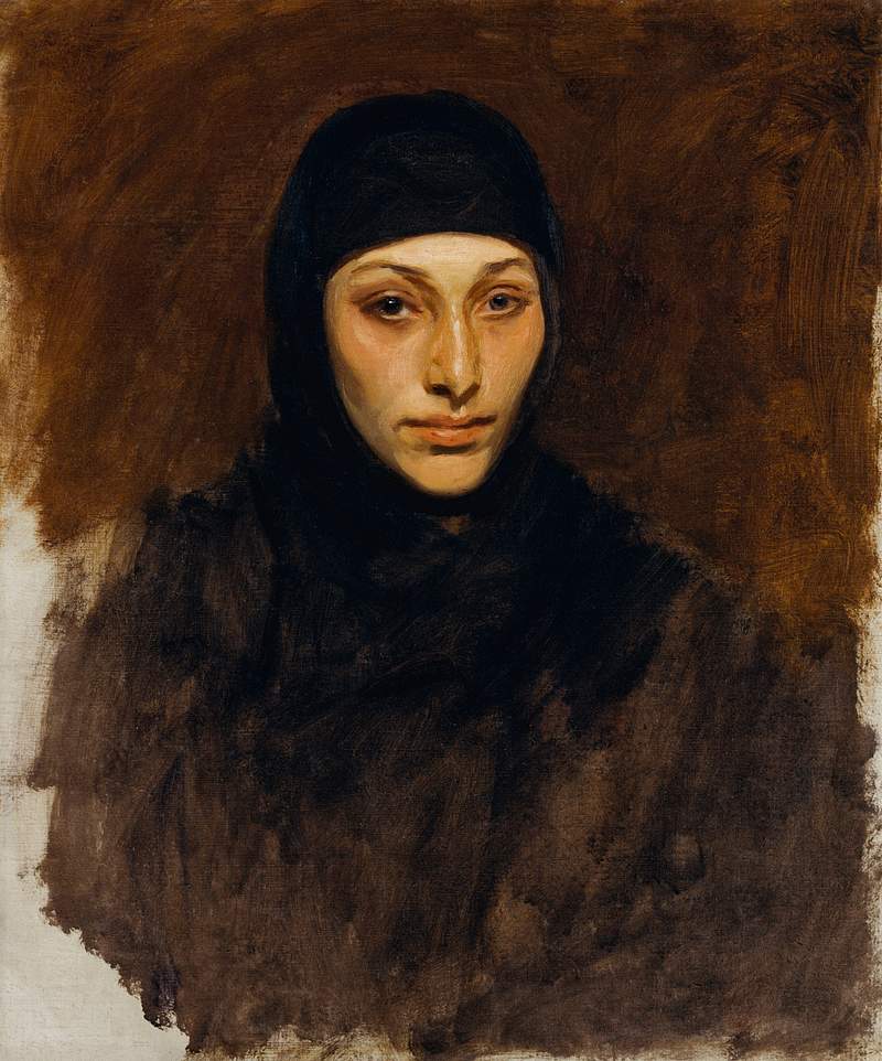 Egyptian Woman (ca. 1890–1891) by John Singer Sargent. Original from The MET Museum. Digitally enhanced by rawpixel.