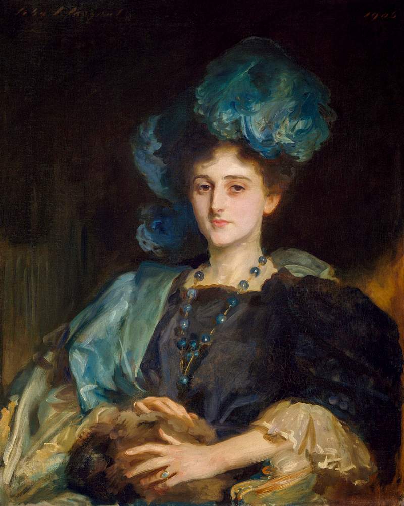 Portrait of Miss Katherine Elizabeth Lewis (1961) by John Singer Sargent. Original from The Birmingham Museum. Digitally…