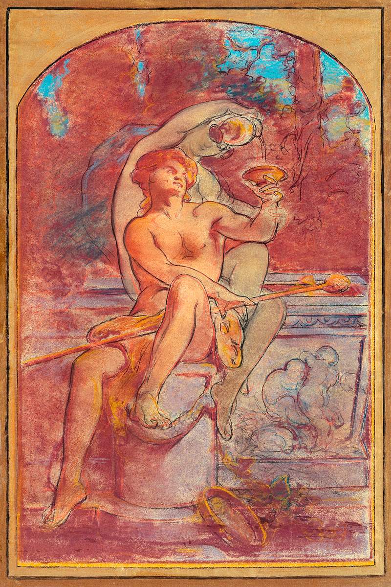 Bacchus (ca. 1874–1880) by John Singer Sargent. Original from The National Gallery of Art. Digitally enhanced by…