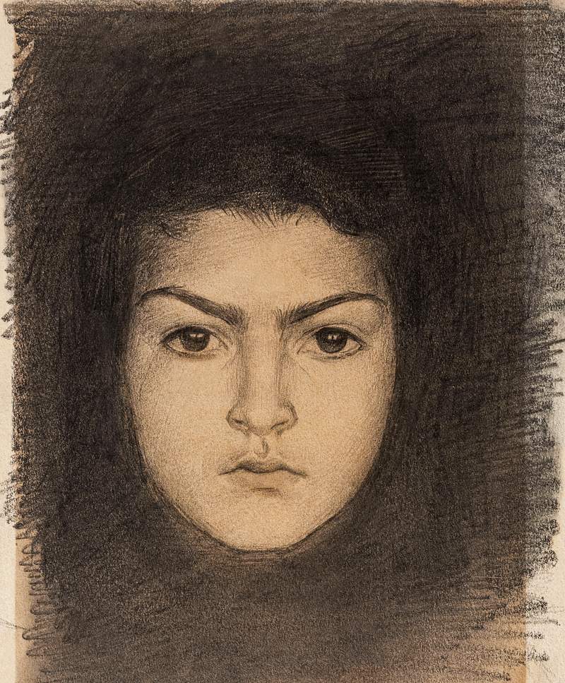 Head of a Woman Front by John Singer Sargent (1856–1925). Original from The Public Institution Paris Musées.…