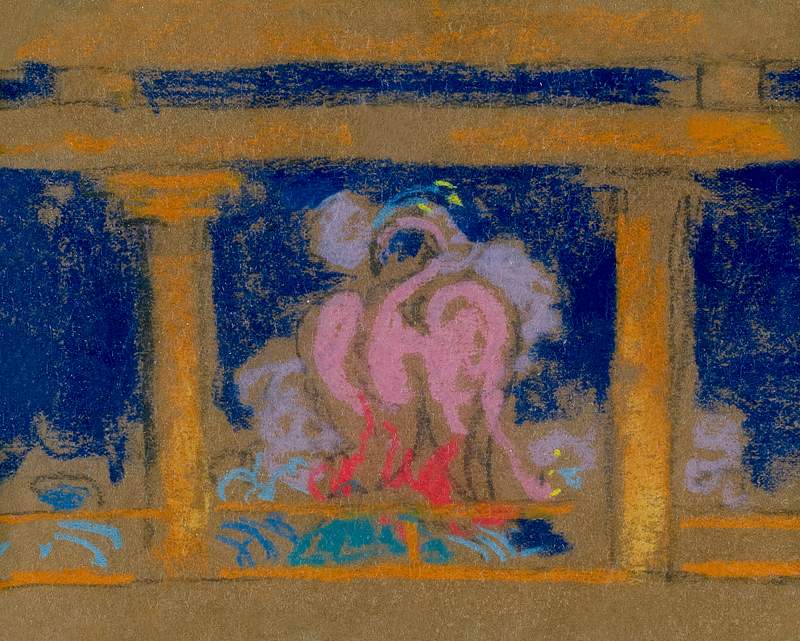 Study for Scene in the Daughter of Heaven,… | Free public domain illustration Study for Scene in the Daughter of Heaven, Santa Fe (1915) by William Penhallow Henderson. Original from The Smithsonian.…