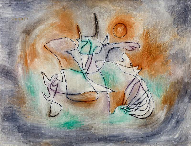 Howling Dog (1928) by Paul Klee. Original from The Minneapolis Institute of Art. Digitally enhanced by rawpixel.