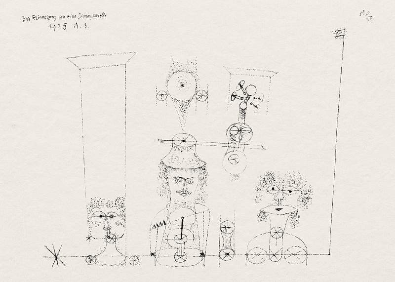 In Memory of an All–Girl Band (1925) by Paul Klee. Original from The MET Museum. Digitally enhanced by rawpixel.
