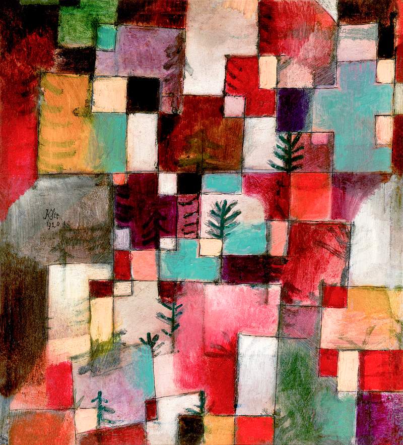Red green and Violet–Yellow Rhythms (1920) by Paul Klee. Original from The MET Museum. Digitally enhanced by rawpixel.