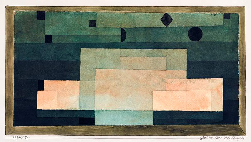 The Firmament Above the Temple (1922) by Paul Klee. Original from The MET Museum. Digitally enhanced by rawpixel.