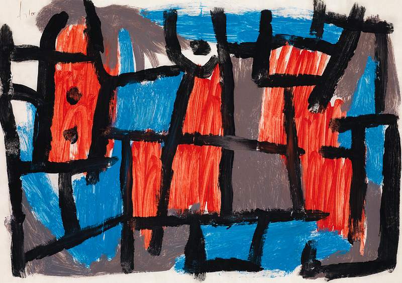 The Hour Before One Night (1940) by Paul Klee. Original from The MET Museum. Digitally enhanced by rawpixel.