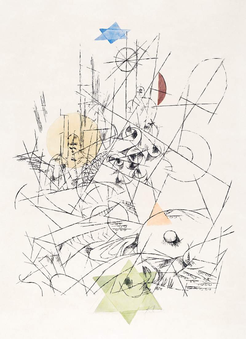 Hope and Destruction (Zerstörung und Hoffnung) (1916) by Paul Klee. Original portrait painting from The Art Institute of…