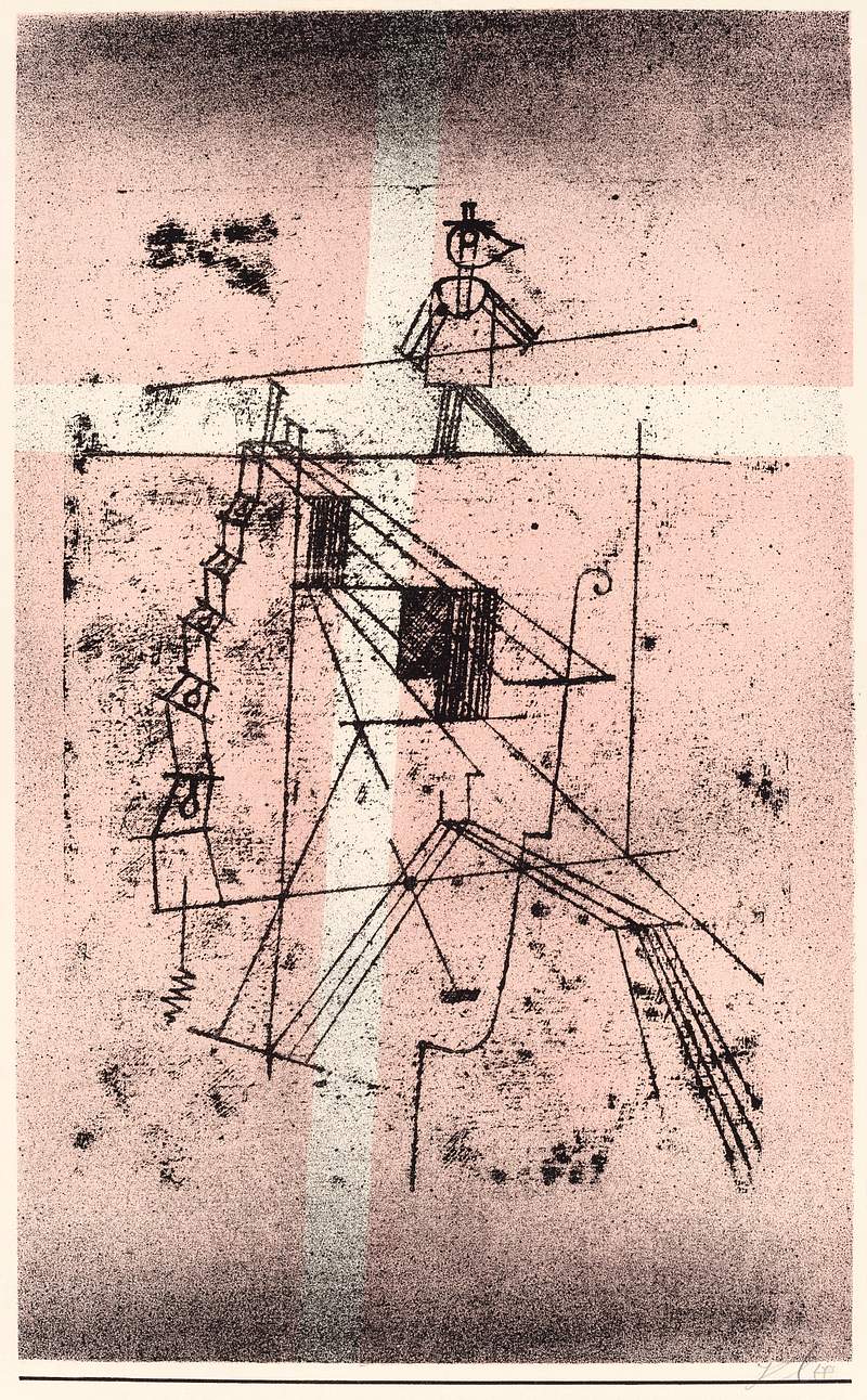 The Tight Rope Walker (Seiltänzer) (1923) by Paul Klee. Original portrait painting from The Art Institute of Chicago.…