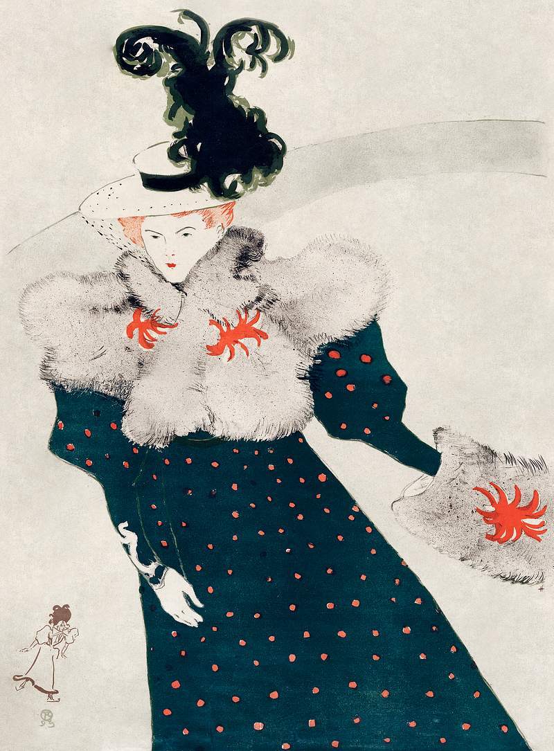 La revue blanche (1895) print in high resolution by Henri de Toulouse–Lautrec. Original from The Art Institute of…