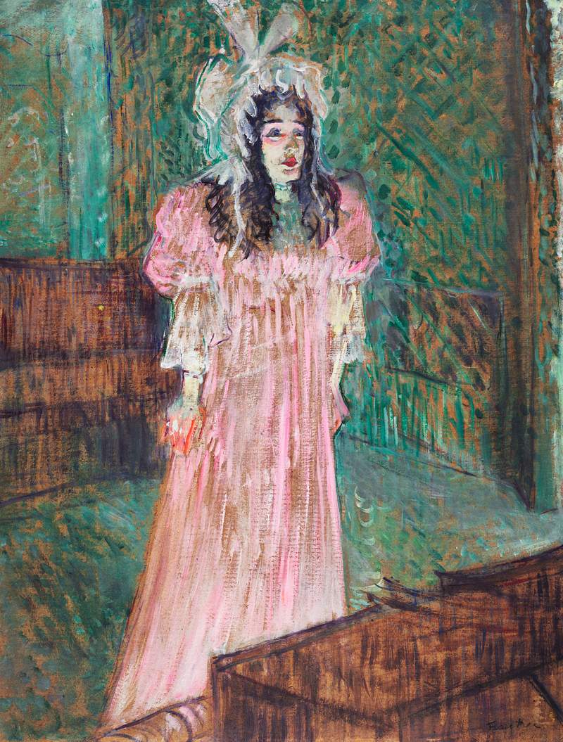 May Belfort (1895) painting in high resolution by Henri de Toulouse–Lautrec. Original from The Cleveland Museum of Art.…