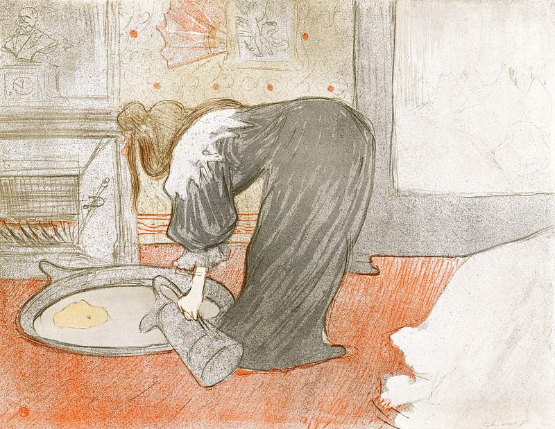 Femme au tub (1896) print in high resolution by Henri de Toulouse–Lautrec. Original from Minneapolis Institute of Art.…