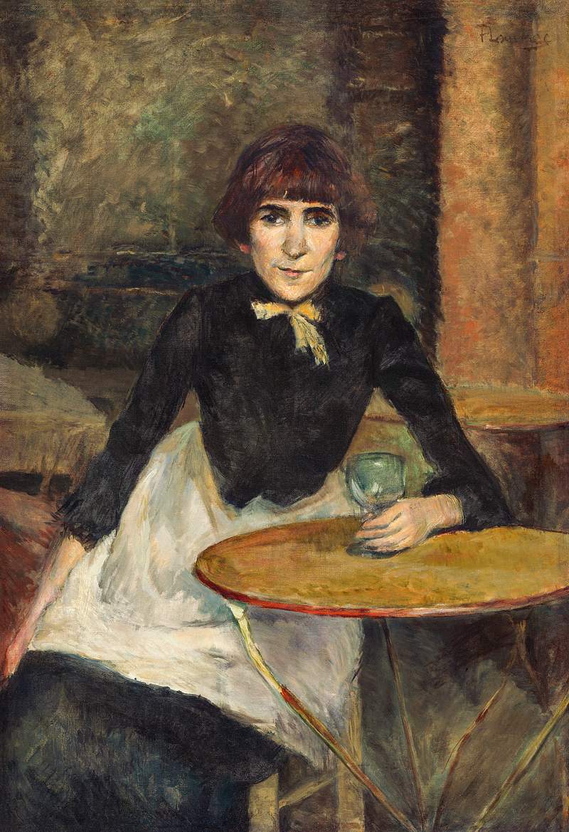 A la Bastille (Jeanne Wenz) (1888) painting by Henri de Toulouse–Lautrec. Original from National Gallery of Art.…
