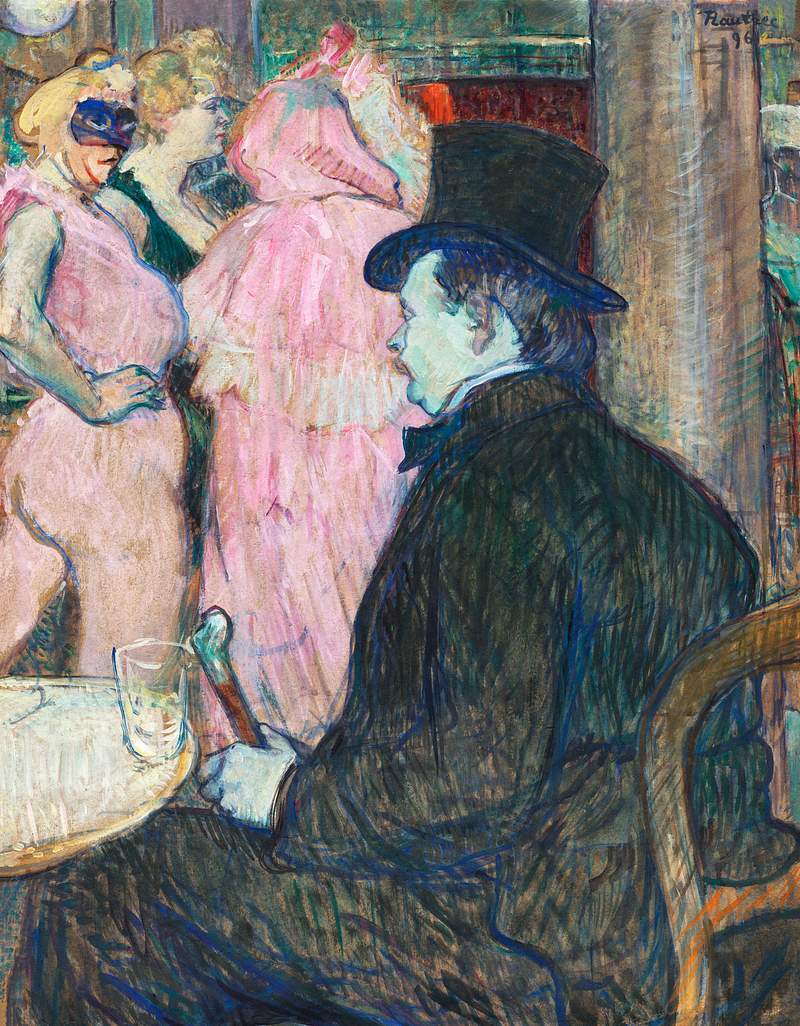 Maxime Dethomas (1896) painting in high… | Free public domain illustration Maxime Dethomas (1896) painting in high resolution by Henri de Toulouse–Lautrec. Original from National Gallery of Art.…