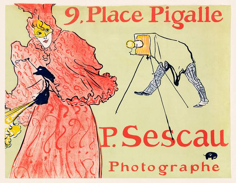 Le Photographe Sescau (1894) print in high resolution by Henri de Toulouse–Lautrec. Original from The MET Museum.…