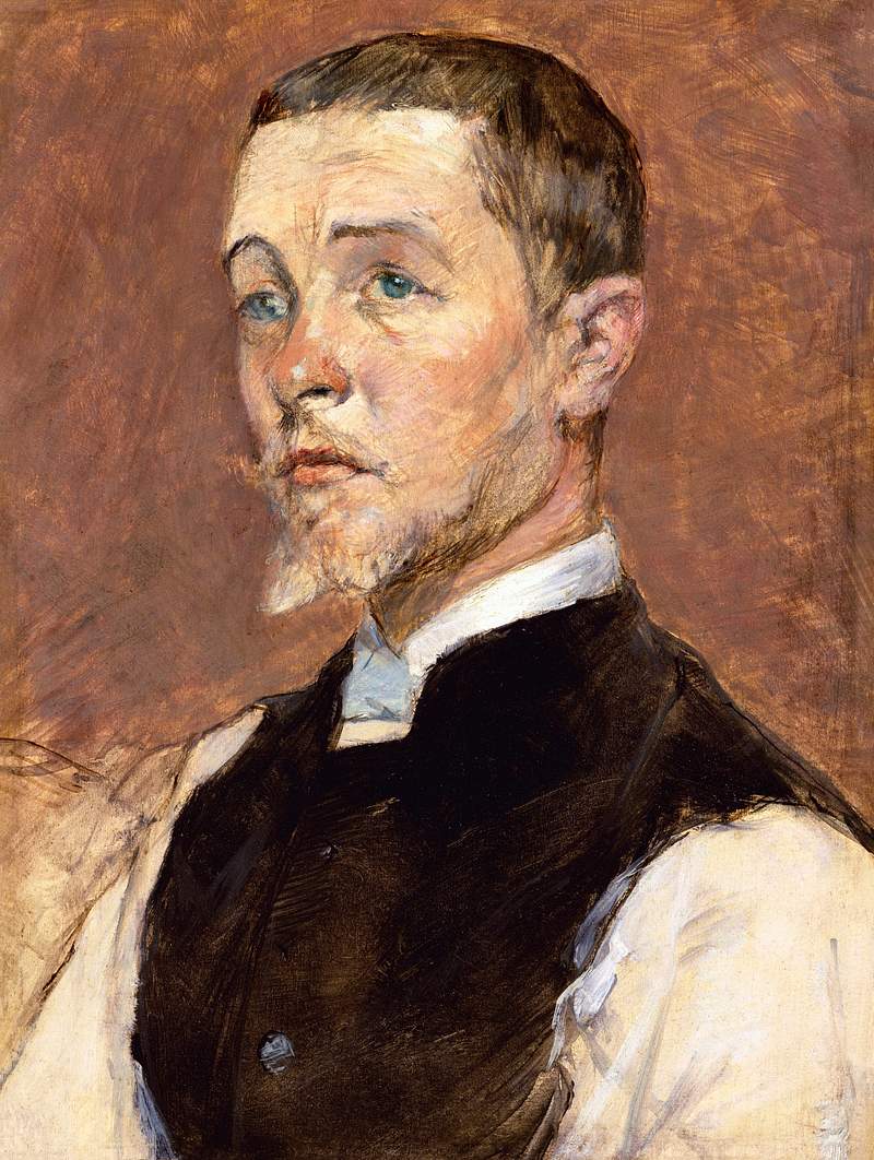 Albert (René) Grenier (1858–1925) (1887) painting in high resolution by Henri de Toulouse–Lautrec.…