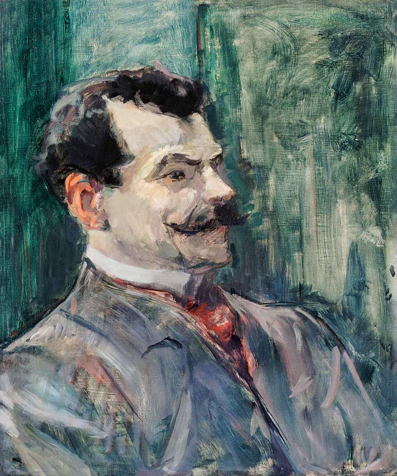 Portrait of André Rivoire (1901) painting in high resolution by Henri de Toulouse–Lautrec. Original from The…