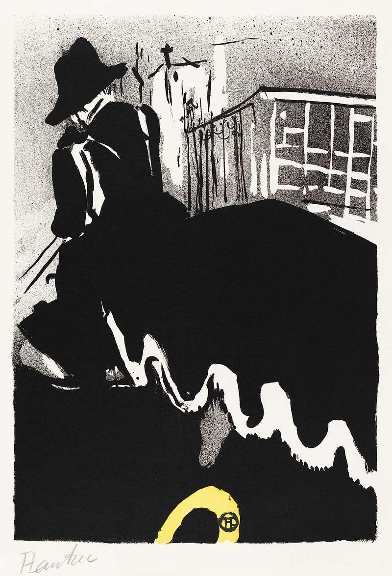 Last Ballad (Ultime ballade) (1893) print by Henri de Toulouse–Lautrec. Original from National Gallery of Art.…