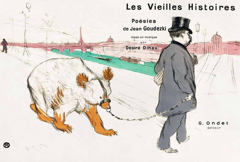 Les Vielles Histoires (1893) print in high resolution by Henri de Toulouse–Lautrec. Original from National Gallery of…