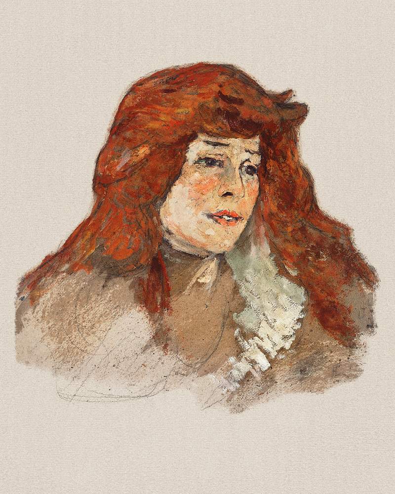 Mme Lili Grenier (1885-1888) painting in high resolution by Henri de Toulouse–Lautrec. Original from The Art Institute…