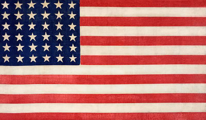 The Thirty-Six Star Flag The Thirty-Six Star Flag of the United States of America by an unknown artist. Original from Library of Congress. Digitally…