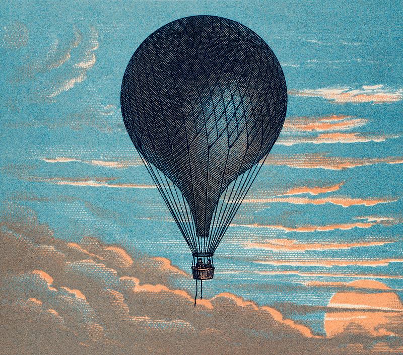 Le Ballon Le Ballon by Imprimeur E. Pichot. Original from Library of Congress. Digitally enhanced by rawpixel.