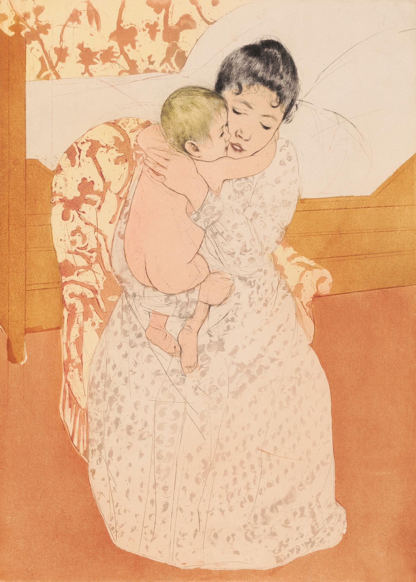 Maternal Caress illustration by Mary Cassatt (1844-1926). Original from Library of Congress. Digitally enhanced by rawpixel. Maternal Caress illustration by Mary Cassatt (1844-1926). Original from Library of Congress. Digitally enhanced by rawpixel.