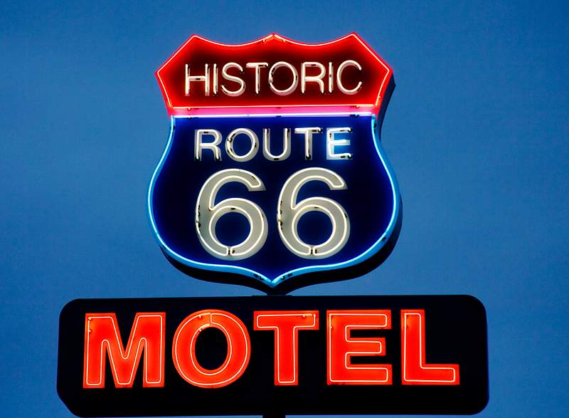 Historic Route 66 Motel sign, Kingman,… | Free public domain photo Historic Route 66 Motel sign, Kingman, Arizona. Original image from Carol M. Highsmith’s America, Library of Congress…