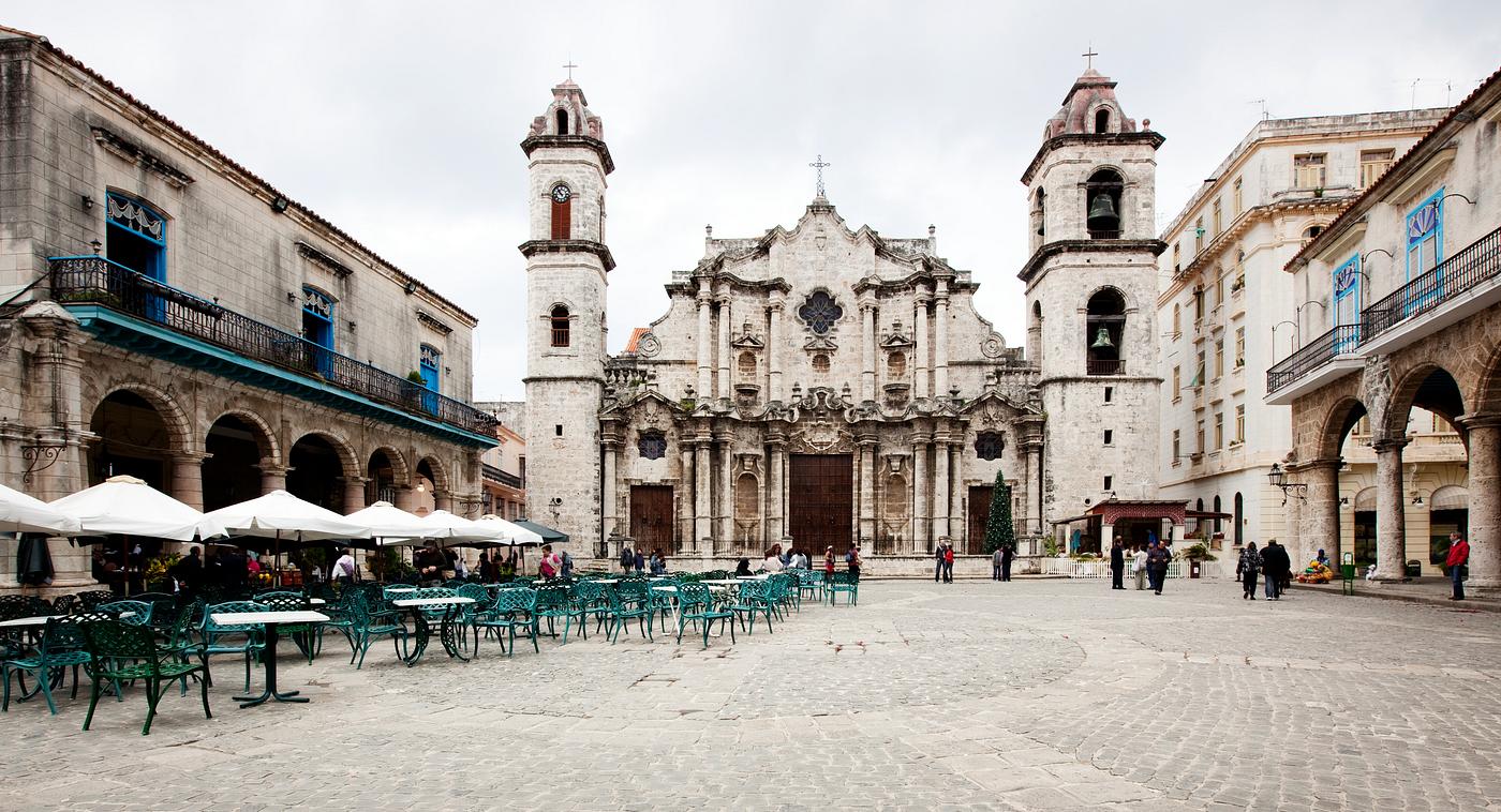 The Havana Cathedral, in Havana, Cuba. Original image from Carol M. Highsmith’s America, Library of Congress... The Havana Cathedral, in Havana, Cuba. Original image from Carol M. Highsmith’s America, Library of Congress...