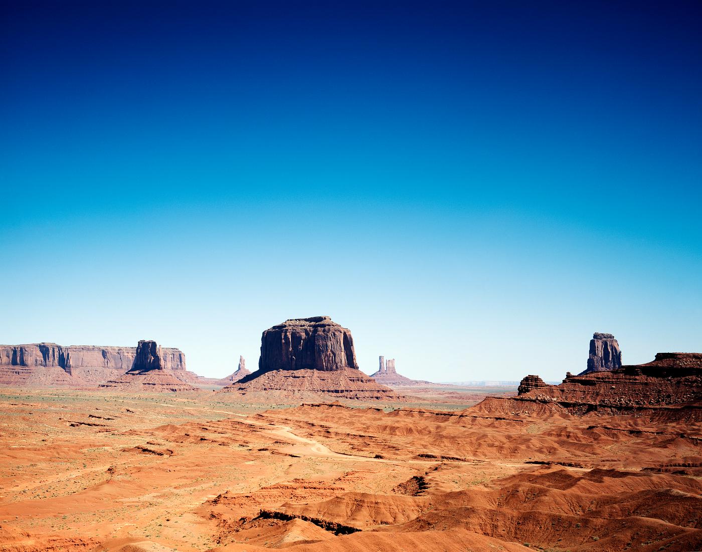 View of Monument Valley in Arizona, USA. Old Mammoth Road. Original image from Carol M. Highsmith’s America, Library... View of Monument Valley in Arizona, USA. Old Mammoth Road. Original image from Carol M. Highsmith’s America, Library...