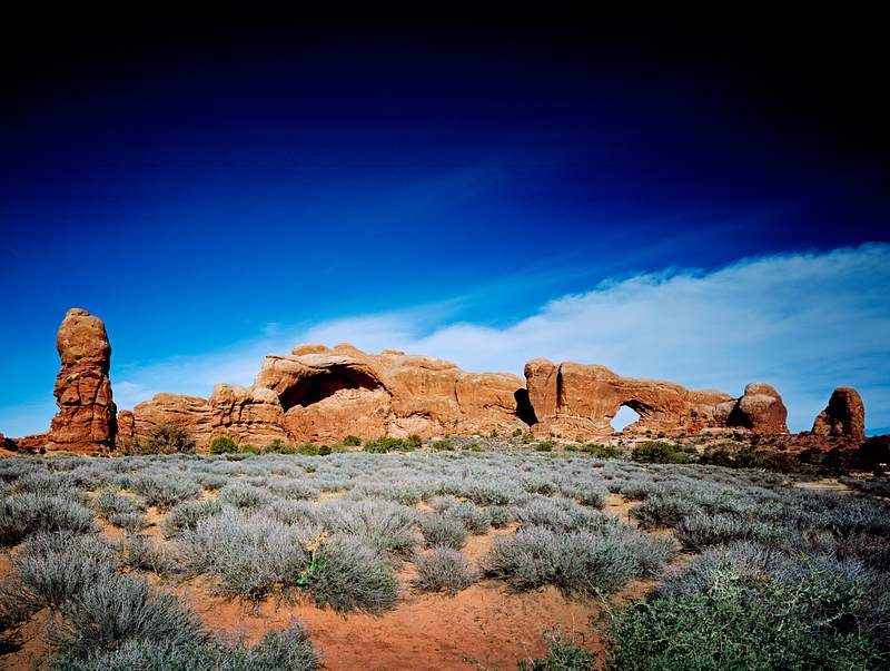 Arches National Park North Window, Arches National Park, Utah. Old Mammoth Road. Original image from Carol M. Highsmith’s America, Library…