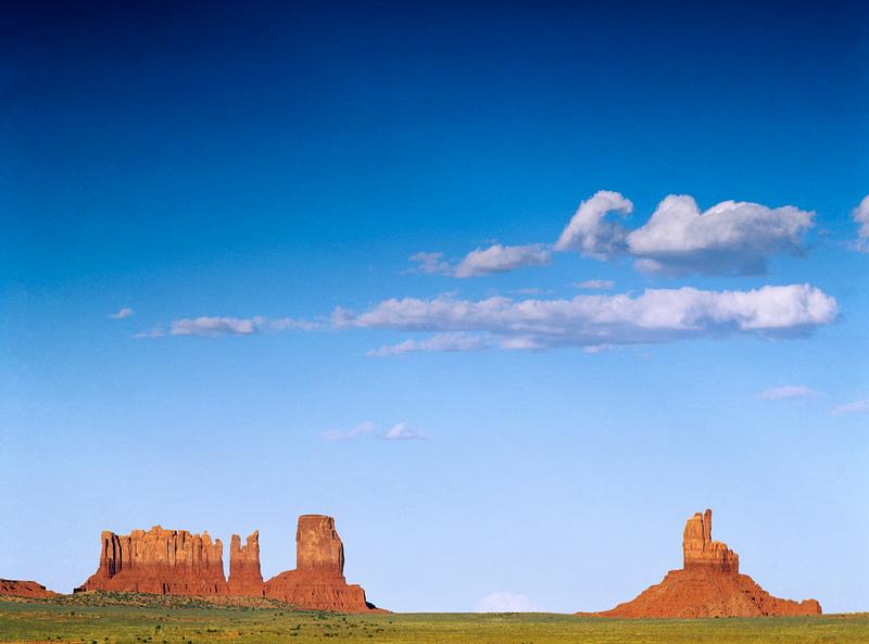 Monument Valley in Arizona View of Monument Valley in Arizona, USA. Old Mammoth Road. Original image from Carol M. Highsmith’s America, Library of…