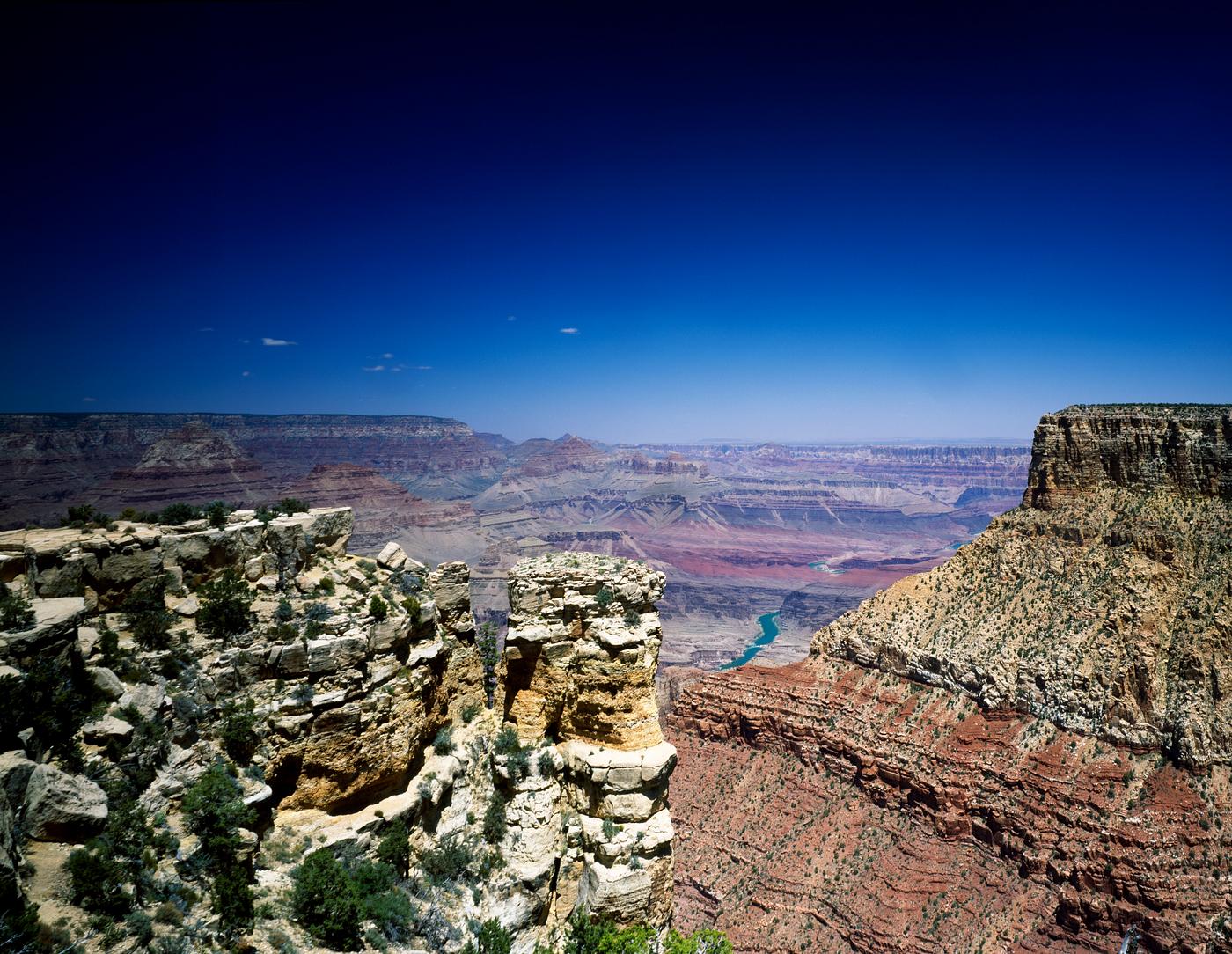 View of the Grand Canyon from the South Rim. Old Mammoth Road. Original image from Carol M. Highsmith’s America,... View of the Grand Canyon from the South Rim. Old Mammoth Road. Original image from Carol M. Highsmith’s America,...