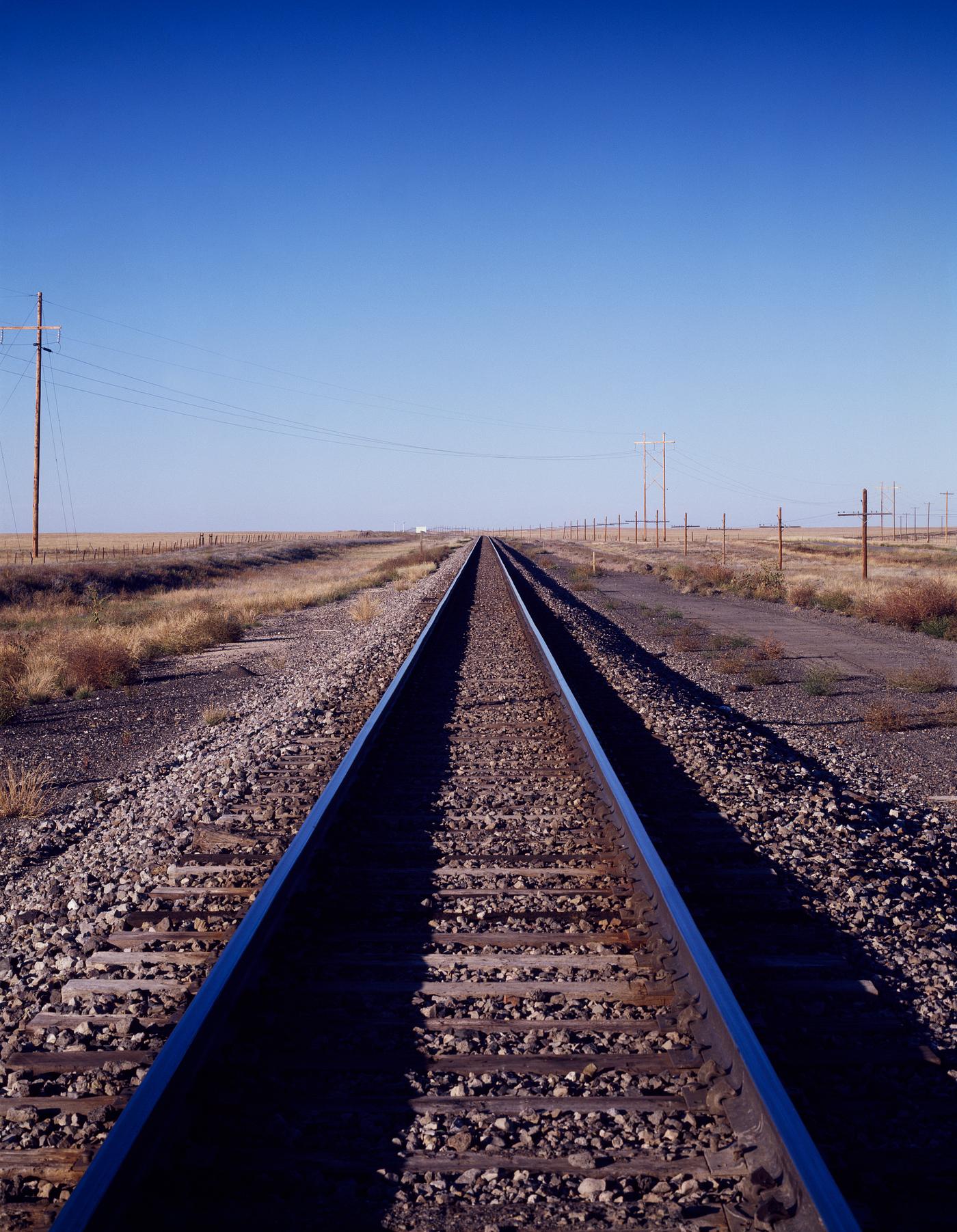 Train track to infinity on the eastern Colorado plains. Old Mammoth Road. Original image from Carol M. Highsmith’s... Train track to infinity on the eastern Colorado plains. Old Mammoth Road. Original image from Carol M. Highsmith’s...