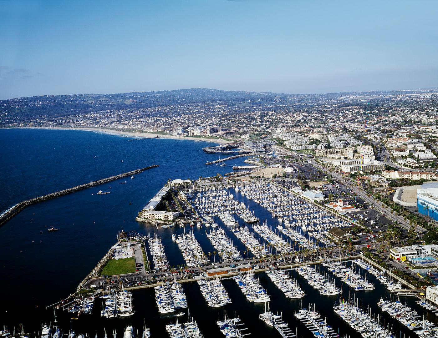 Aerial view of the California coastline near Los Angeles. Original image from Carol M. Highsmith’s America, Library of... Aerial view of the California coastline near Los Angeles. Original image from Carol M. Highsmith’s America, Library of...
