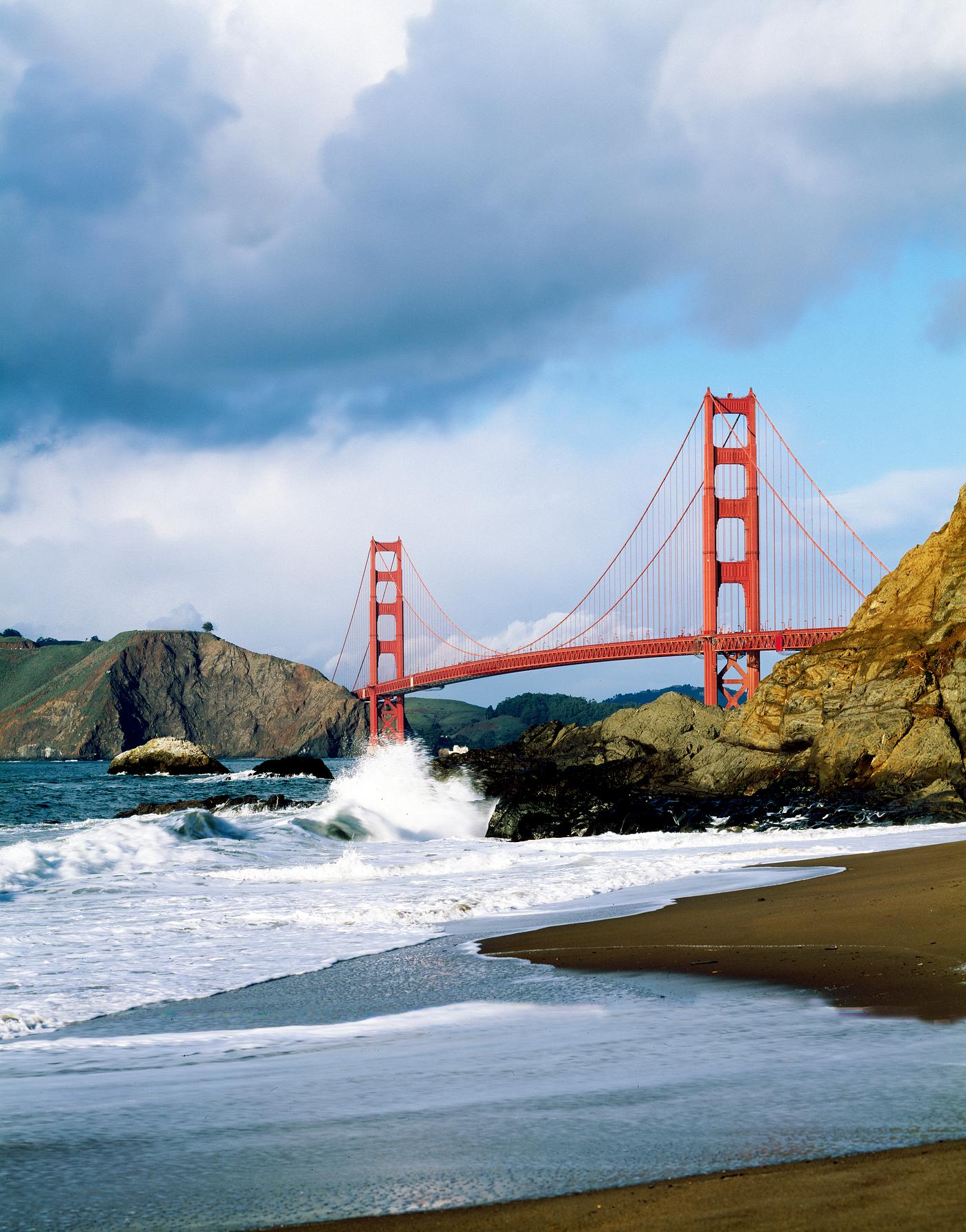 Golden gate bridge, San Fransisco USA - Original image from Carol M. Highsmith’s America, Library of Congress... Golden gate bridge, San Fransisco USA - Original image from Carol M. Highsmith’s America, Library of Congress...