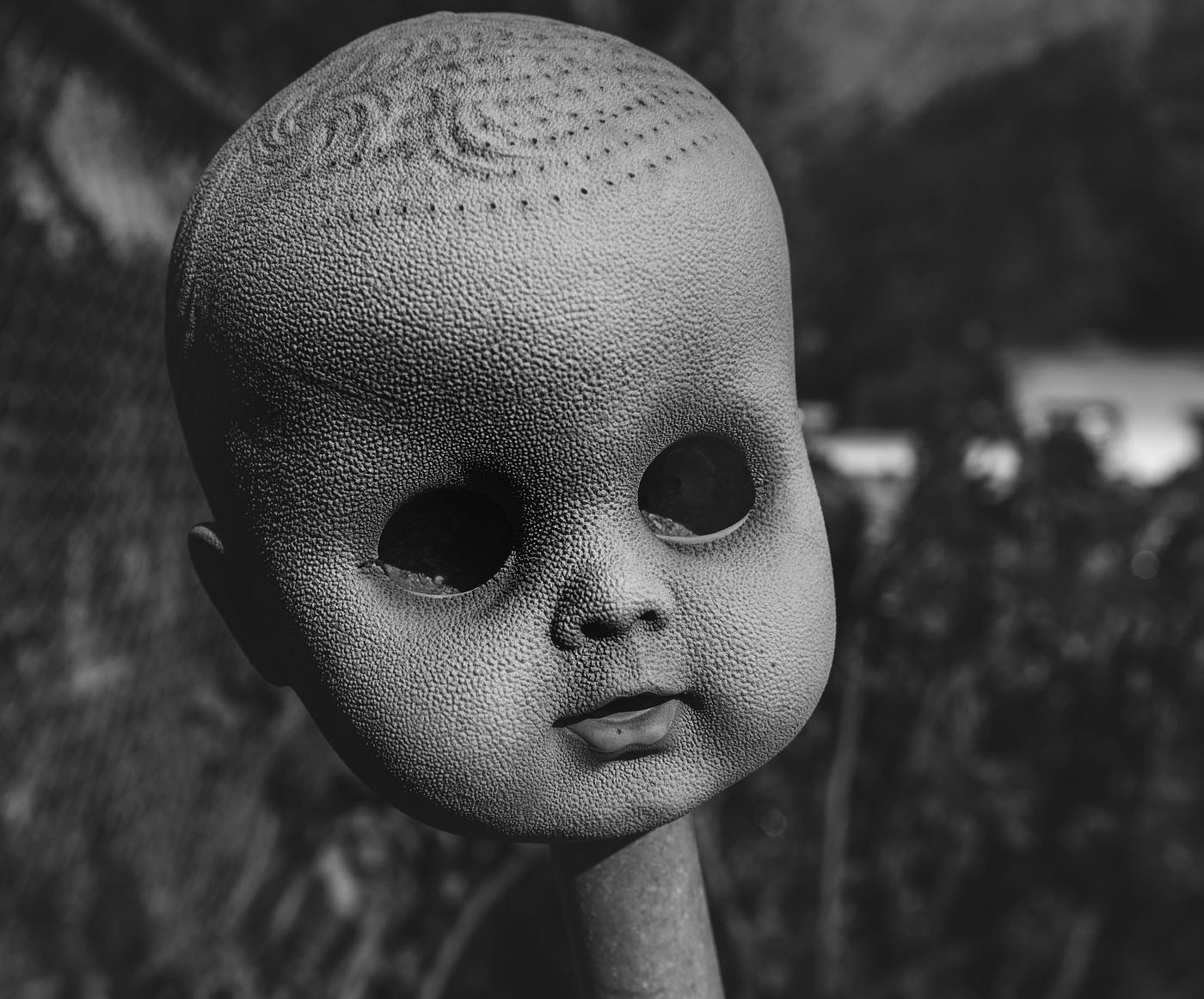 A doll's head at Grandma Prisbrey's Bottle Village in Simi Valley, California. Original image from Carol M.... A doll's head at Grandma Prisbrey's Bottle Village in Simi Valley, California. Original image from Carol M....