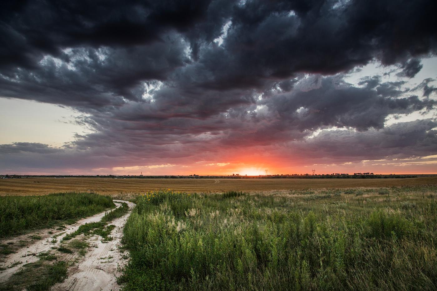 Sunset near Fort Morgan in northeastern Colorado, USA - Original image from Carol M. Highsmith’s America, Library of... Sunset near Fort Morgan in northeastern Colorado, USA - Original image from Carol M. Highsmith’s America, Library of...