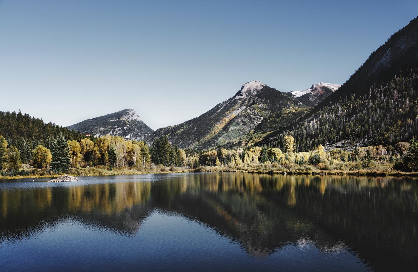 Alpine lake above the Crystal River Valley town of Marble, Colorado - Original image from Carol M. Highsmith’s America... Alpine lake above the Crystal River Valley town of Marble, Colorado - Original image from Carol M. Highsmith’s America...