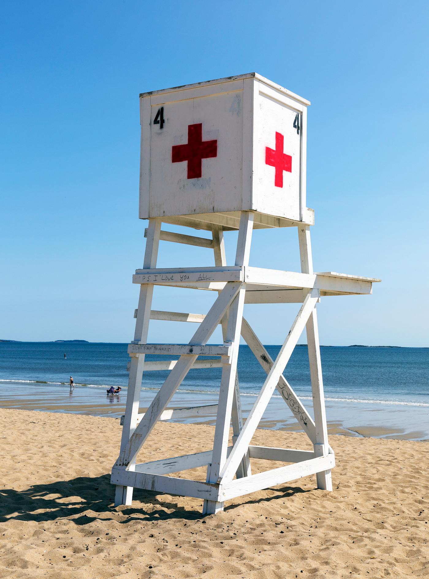 Lifeguard stand at the shore in Old Orchard Beach, Maine. Original image from Carol M. Highsmith’s America, Library of... Lifeguard stand at the shore in Old Orchard Beach, Maine. Original image from Carol M. Highsmith’s America, Library of...