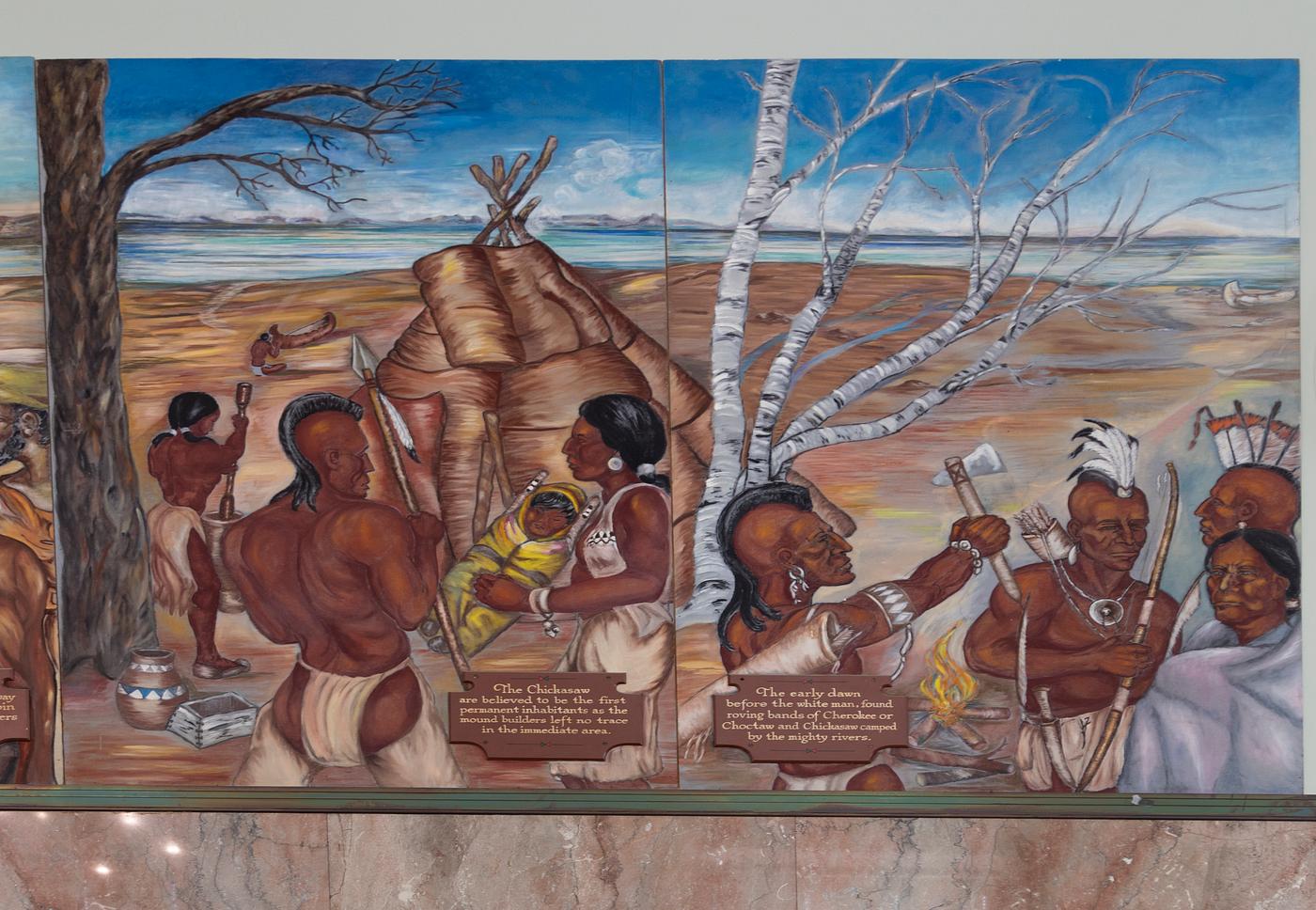 Lobby murals. Federal Building and U.S Courthouse, Paducah, Kentucky (2016) by Carol M. Highsmith. Original image from... Lobby murals. Federal Building and U.S Courthouse, Paducah, Kentucky (2016) by Carol M. Highsmith. Original image from...