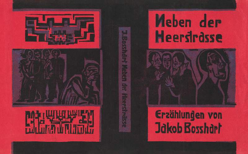 Jakob Bosshart, Near Main Street (1922) print in high resolution by Ernst Ludwig Kirchner. Original from The National Gallery…