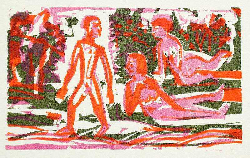 The woodcuts (Die Holzschnitte) (ca. 1927–1931) print in high resolution by Ernst Ludwig Kirchner. Original from The…