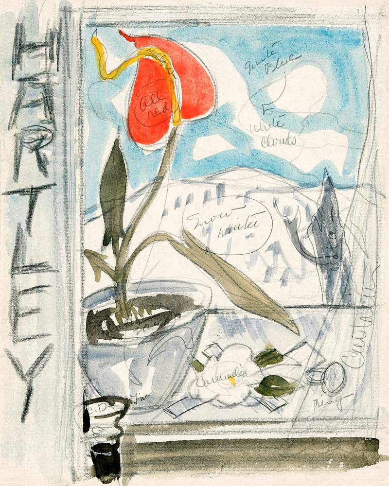 Marsden Hartley (ca.1923–1924) by Charles Demuth. Original from Yale University Art Gallery. Digitally enhanced by…