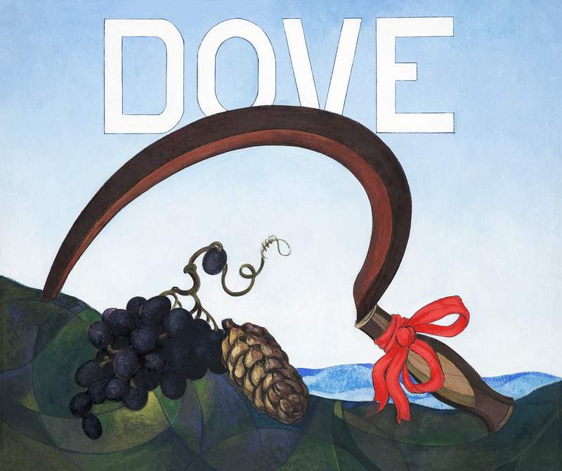 Dove (1924) painting in high resolution by Charles Demuth. Original from The Beinecke Rare Book & Manuscript Library.…