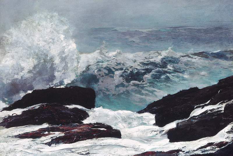 Northeaster (1895) by Winslow Homer. Original from The MET museum. Digitally enhanced by rawpixel.