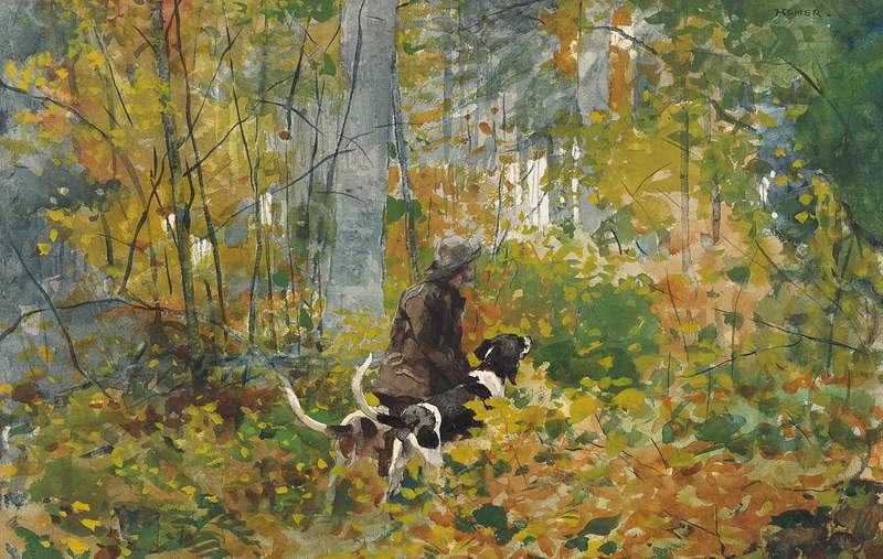 On the Trail (1889) by Winslow Homer. Original from The National Gallery of Art. Digitally enhanced by rawpixel.