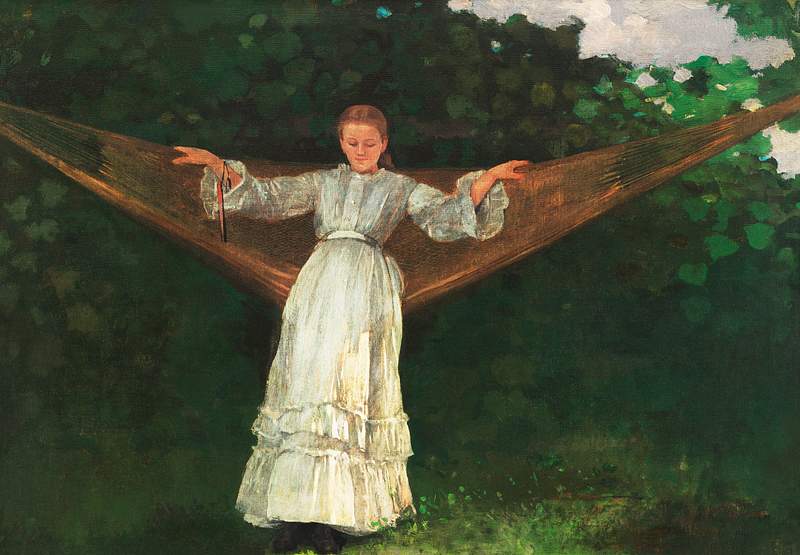 Summer Afternoon (1872) by Winslow Homer. Original from The Smithsonian. Digitally enhanced by rawpixel.