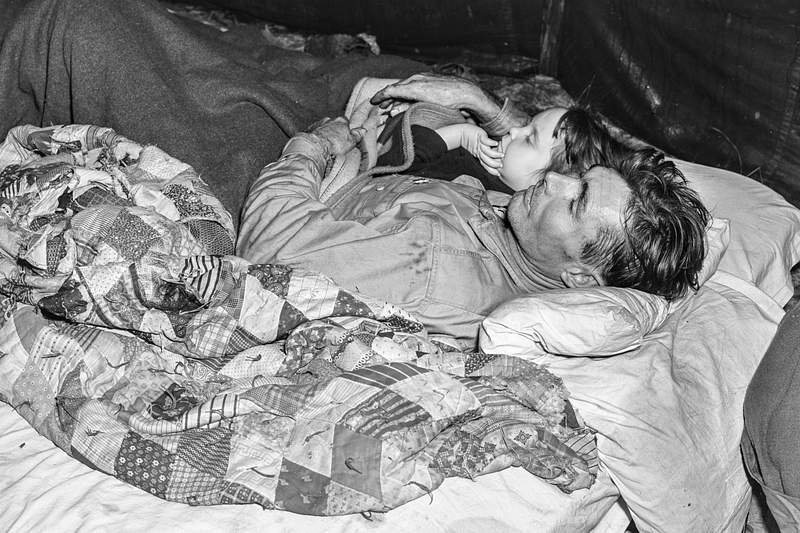 Carpenter and construction worker from Georgia who is recovering from flu (1940). Original from Library of Congress.…