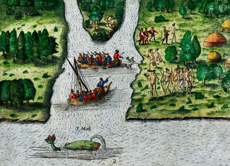 Promontory of Florida at which the French touched, named by them the French Promontory ; French sail to the River of May…